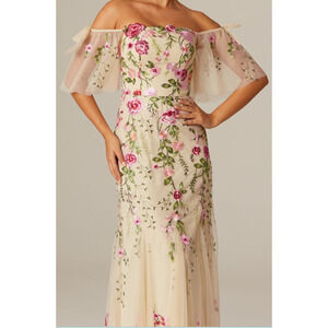 Floral Off-Shoulder Maxi Dress